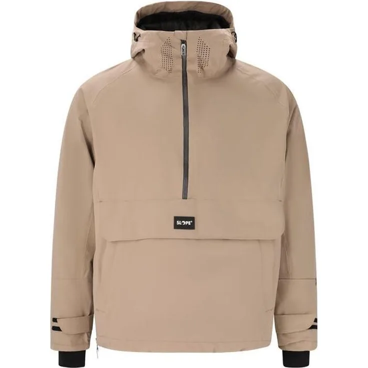 Slope Ruki Lined Shell Ski Anorak, wasserdicht mit 15.000 mm Wassersäule, verstellbarer Kapuze, winddicht, modernes Design