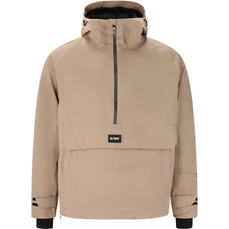 Slope Ruki Lined Shell Ski Anorak, wasserdicht mit 15.000 mm Wassersäule, verstellbarer Kapuze, winddicht, modernes Design