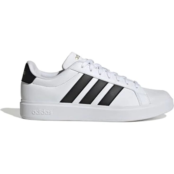 Adidas STREETTALK Damen Sneaker, weiß, Gr. 7, strapazierfähiges Synthetikleder, Gummi-Cupsohle – Bild 2