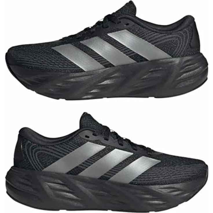 Adidas Galaxy 8 Laufschuhe Damen, reguläre Passform mit Cloudfoam Zwischensohle, Textil-Obermaterial, schwarz – Bild 6