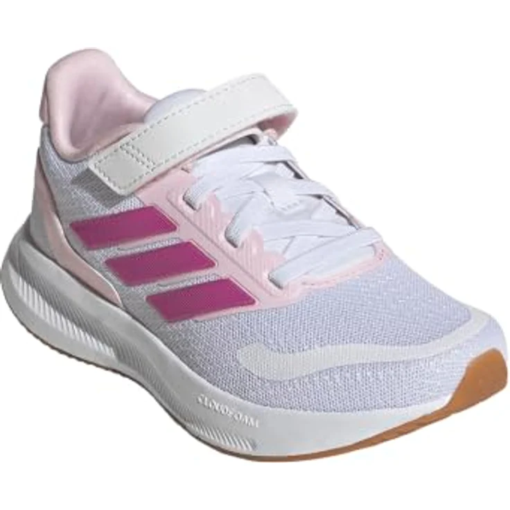 adidas Runfalcon 5 El C, Laufschuhe für Kinder mit Cloudfoam Dämpfung, Navy Navy 33,5 – Bild 4