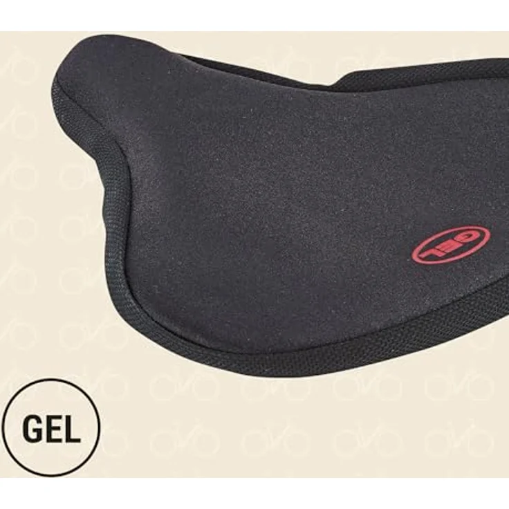 Prophete Satteldecke mit Geleinlage für breite Sättel, schwarz – Bild 2