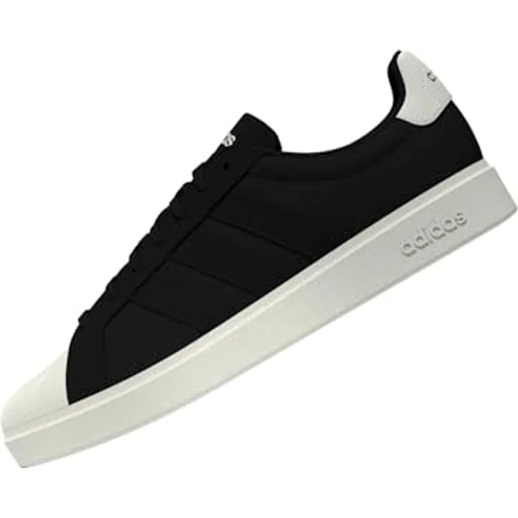 adidas Herren Streettalk Schuhe, Laufschuhe aus Synthetikleder, Core Black/Core Black/Off White, 46 2/3 EU – Bild 7
