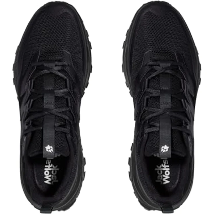 Jack Wolfskin PS Trail Low M Wanderschuh, Stabilitätsschuhe mit EVA-Zwischensohle und profilierten Gummi-Sohlen, Schwarz, Gr. 48.5 – Bild 3