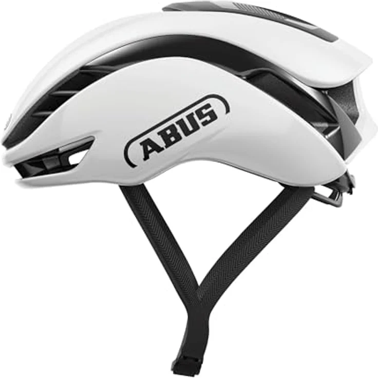 ABUS Rennradhelm GameChanger 2.0, High Performance Aerohelm mit optimierter Aerodynamik und Belüftung, Größe M, Weiß – Bild 1