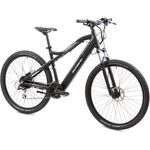 Schiano E-Mercury E-Bike 29 Zoll Mountainbike, 24-Gang, 250W Hinterradmotor, schwarz, 418 Wh, für Körpergröße 170-190 cm
