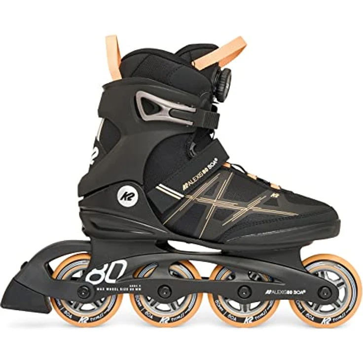 K2 Alexis 80 Boa Damen Inline Skates, Inliner mit BOA® Fit System, pink – Bild 2