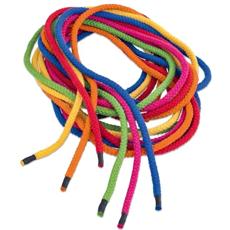Betzold Weichfaser-Springseil 6er-Set, Bewegungs-Spiele für Grundschule, fördert Koordination und Kondition