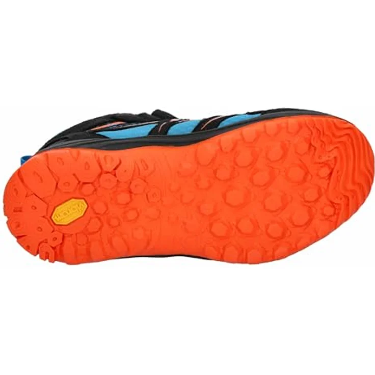 Brütting Rockwall, Jungen Wanderschuhe, strapazierfähiges Nylon, Schnellschnürsystem, Comfortex-Klimamembran, rutschfeste Vibram-Laufsohle, Blau, Größe 27 – Bild 6