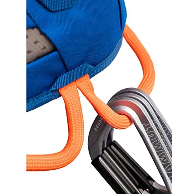 Mammut Ophir Fast Adjust, Klettergurt mit 4 Befestigungsschnallen, d'gentian/safety orange, Größe XS – Bild 5