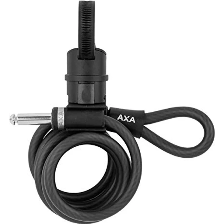 AXA Newton Einsteckkabel, 180 cm Plug-In Kabel für AXA Rahmenschlösser, Edelstahl-Details und matte Beschichtung – Bild 2