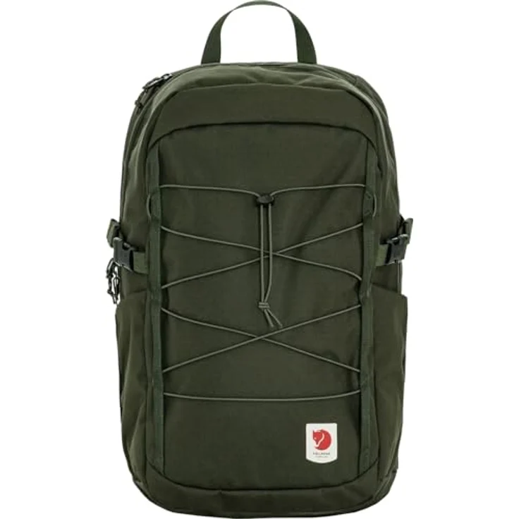 Fjällräven Skule 24, Unisex Wanderrucksack aus recyceltem Polyester, wasserabweisend, mit Laptopfach, Deep Forest, One Size – Bild 1