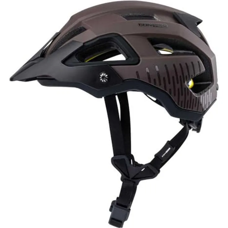 Contec MTB-Fahrradhelm "Katla MIPS", braun, mit leichtem In-Mold Design, anpassbarem XY Sizer und MIPS-Technologie für optimalen Schutz