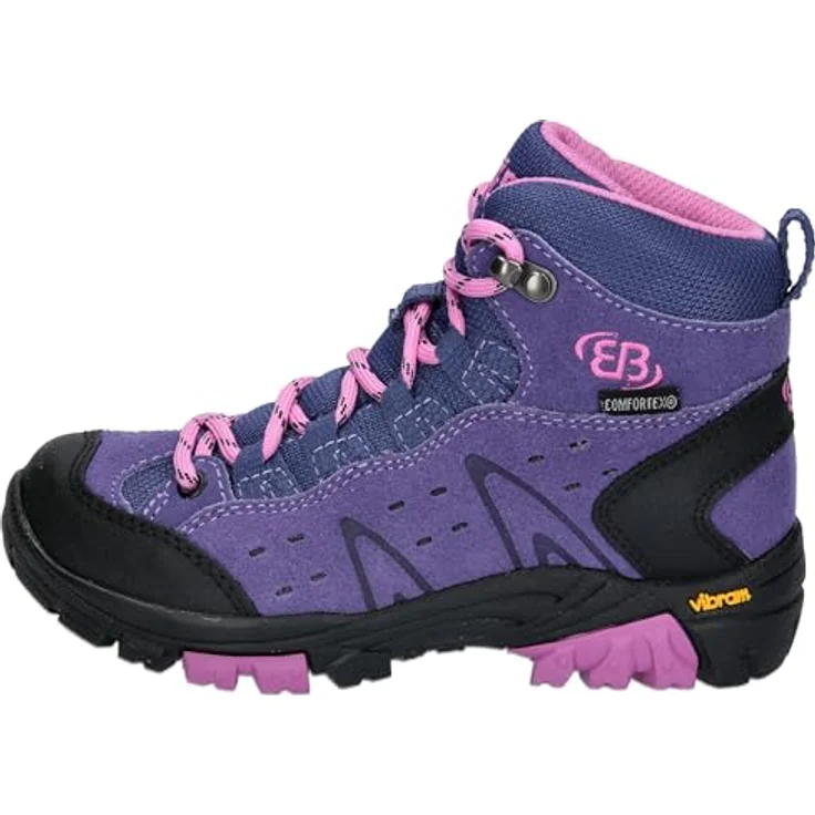 Brütting Mount Bona High, Mädchen Wanderschuhe mit wasserdichter Comfortex-Membran und robuster Gummisohle, Blau, Größe 39 – Bild 2