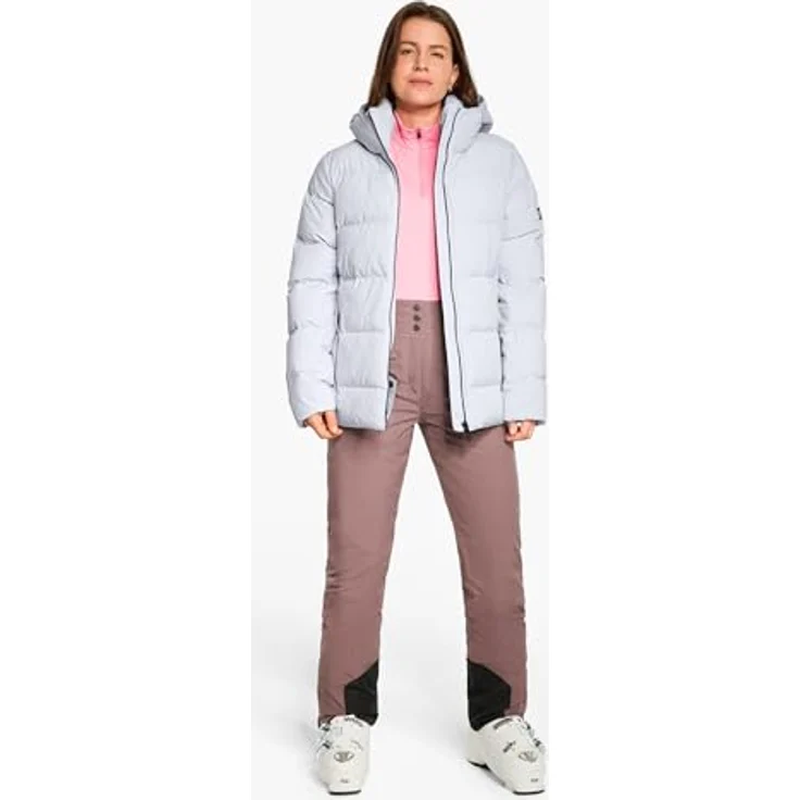 Ziener Skiwear Damen Ski Jacke TRAVA-Z, atmungsaktiv und wasserdicht mit MicroDown Wärmewatte, frosty glacier - Größe 38 – Bild 5