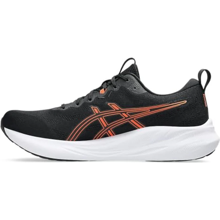 ASICS Gel Pulse 16, Herren Laufschuhe mit hoher Dämpfung, Black/Nova Orange, Größe 48 – Bild 2