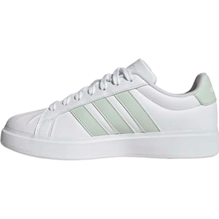 adidas Damen STREETTALK Shoes, Freizeitschuh aus Synthetikleder mit Gummi-Cupsohle, FTWR White/Linen Green, Größe 42 2/3 EU – Bild 7