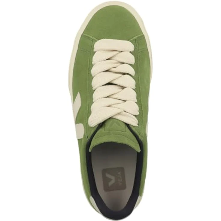 Veja Campo Bold, Laufschuhe für Frauen, wasserfestes Wildleder, herausnehmbare Einlegesohle, grün, 5 UK - 38 EU - 7 US – Bild 2