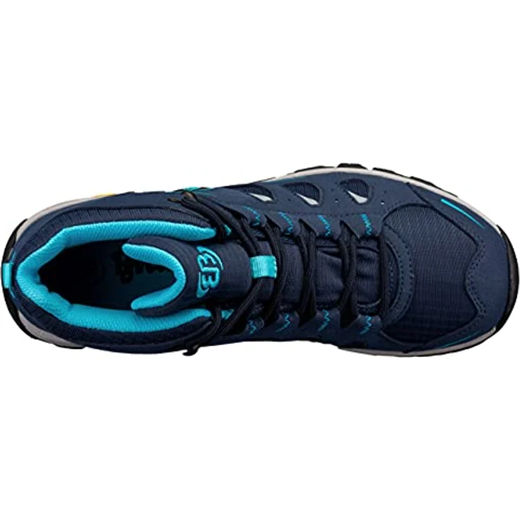 Brütting Mount Frakes High, Damen Wanderschuhe mit wasserdichter Comfortex-Klimamembrane, rutschfester Vibram-Laufsohle, Blau, Größe 38 – Bild 5