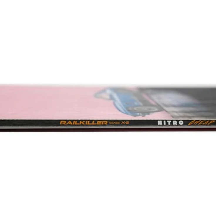 Nitro Cheap Thrills WIDE Board ´25, Freestyle Snowboard für Herren, Twin Shape, Flat-Out Rocker, Urban, 157w, Medium-Flex – Bild 3