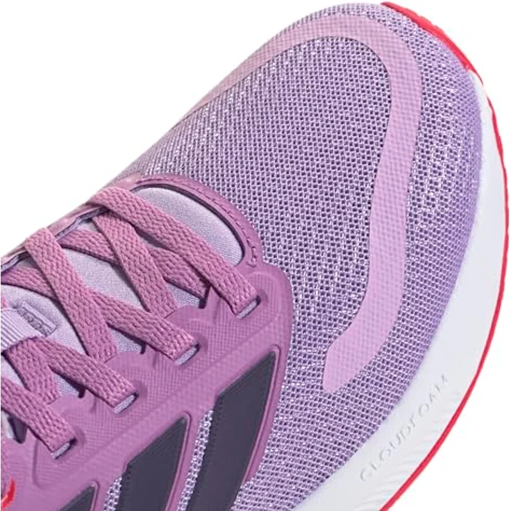adidas RUNFALCON 5 J, Laufschuhe mit Cloudfoam Zwischensohle und Textilobermaterial, Violett – Bild 4