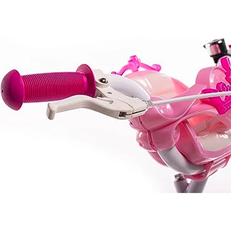 Huffy Disney Prinzessinnen Kinderfahrrad, 16 Zoll mit Puppensitz, geeignet für 105-117 cm, rosa – Bild 8