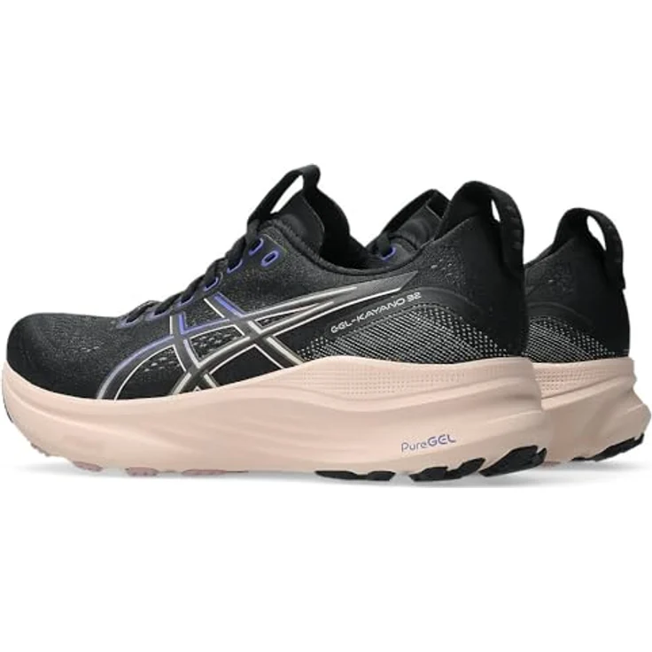ASICS GEL-Kayano 32 Damen Laufschuhe, stabilisierende Konstruktion, atmungsaktives Mesh, FF Blast™ Plus-Schaumstoff, PureGEL™-Technologie, Hybrid Asicsgrip™, schwarz, EU 41,5 – Bild 2