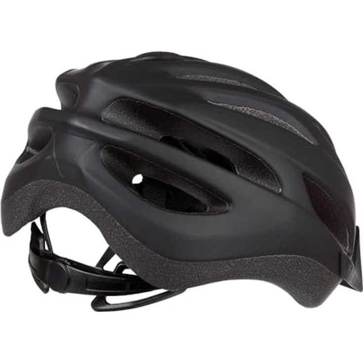 Polisport Cityhelm, Velohelm (54 - 58 cm) mit In-Mold-Technologie und integriertem Visier, schwarz – Bild 5