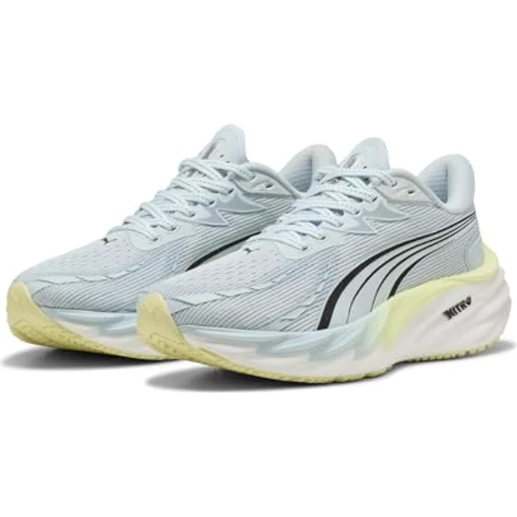 Puma Velocity NITRO 4 Wns, Damen Laufschuhe mit Nitro-Technologie, optimalem Komfort und robuster Aussensohle, Blau – Bild 1