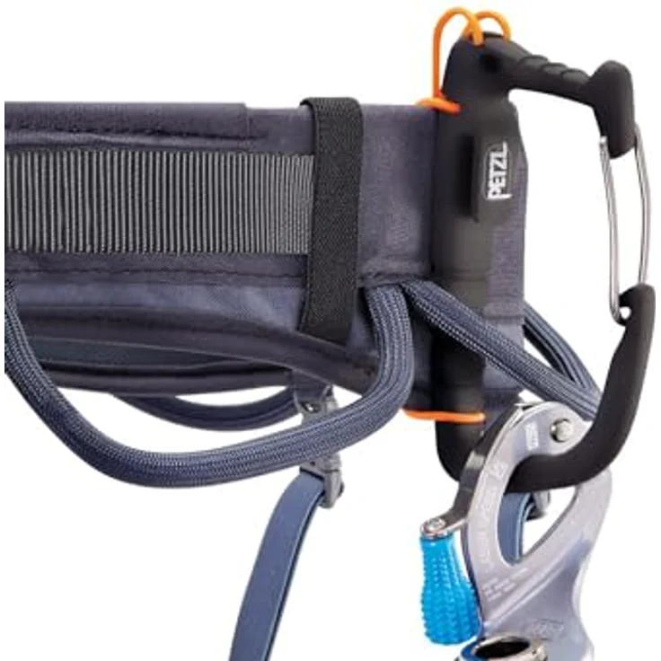 PETZL CORAX LT Klettergurt, Unisex, komfortabler Hüftgurt mit FRAME Technology, Dark Grey, XL – Bild 5