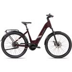 Zündapp E-Bike City X800, 27,5 Zoll E-Citybike mit 7-Gang Shimano Nexus, 550 Wh Akku, weinrot