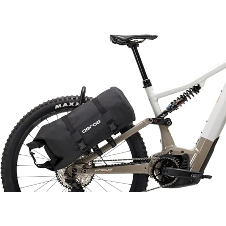 Aeroe Velotasche 12L, wasserdichte Gepäckträgertasche aus strapazierfähigem TPU, schwarz, IP65-Schutzklasse, kompatibel mit Spider Rear Rack – Bild 3