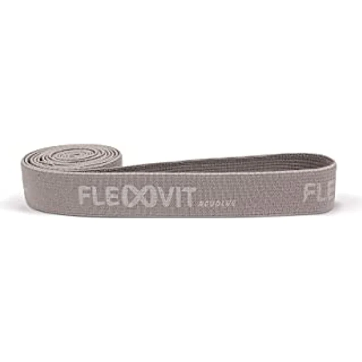 FLEXVIT Revolve Fitnessband 4er Set, hypoallergene Pilates-Bänder in hellgrau, grün, blau und schwarz, geeignet für Ganzkörpertraining, HIT und Stabilisation, waschbar, 4 Stärken für Anfänger und Profis – Bild 3