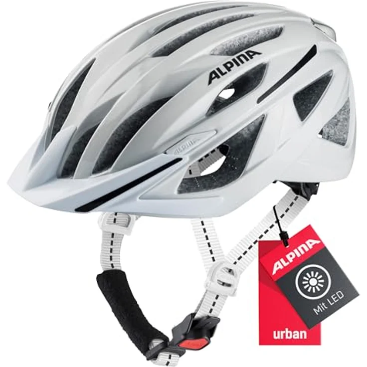 Alpina Helm Haga white Gr. 51-56 cm – Bild 2