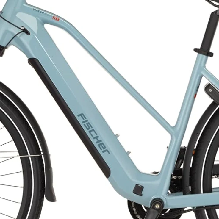 FISCHER E-Bike Trekking MOVE 01 T, Trapezrahmen 50 cm, 474 Wh Akku, Heckmotor, 8-Gang Kettenschaltung, blau glänzend – Bild 3