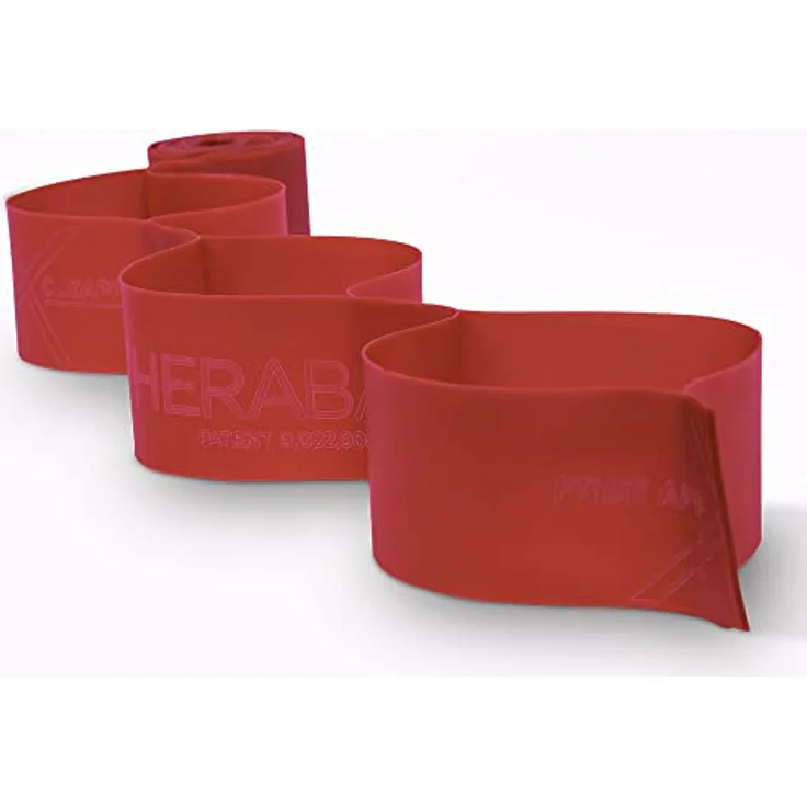 TheraBand Original TheraBand CLX Fitnessband, Resistance Band für Krafttraining und Abnehmen, 2 m, rot, mittel, OneSize – Bild 2