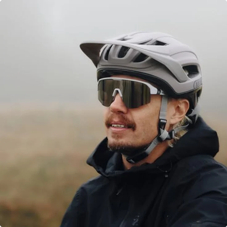 ABUS MTB-Helm CliffHanger, Fahrradhelm für anspruchsvolle Trails mit großen Lüftungsöffnungen, TriVider Riemensystem, grau, Größe L – Bild 6