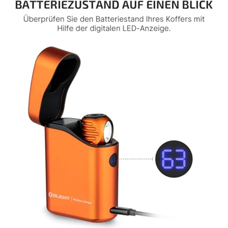 OLIGHT Perun 3 Mini Kit, aufladbare Stirnlampe mit 1250 Lumen, 60 Tage Laufzeit, 5 Weißlicht- und 3 Rotlicht-Modi – Bild 5
