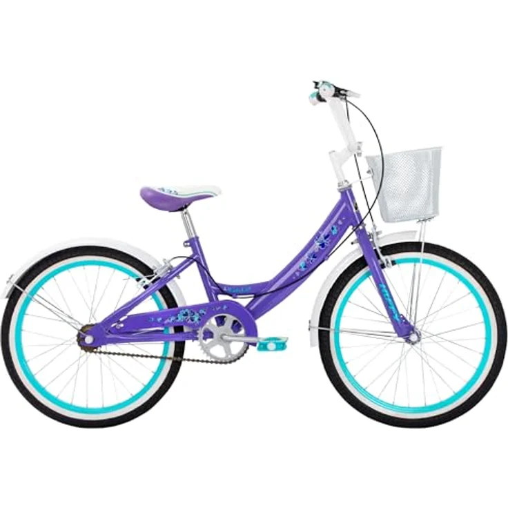 Huffy Girly Girl 20” Kinderfahrrad, Ein-Gang, lila, für Kinder 6-9 Jahre (117-136 cm) – Bild 3