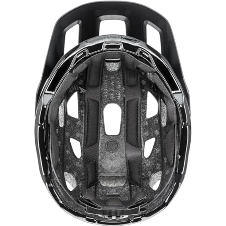 Uvex Sports React, Velohelm mit integrierter Sonnenblende, matte schwarz, 59 - 61 cm – Bild 4