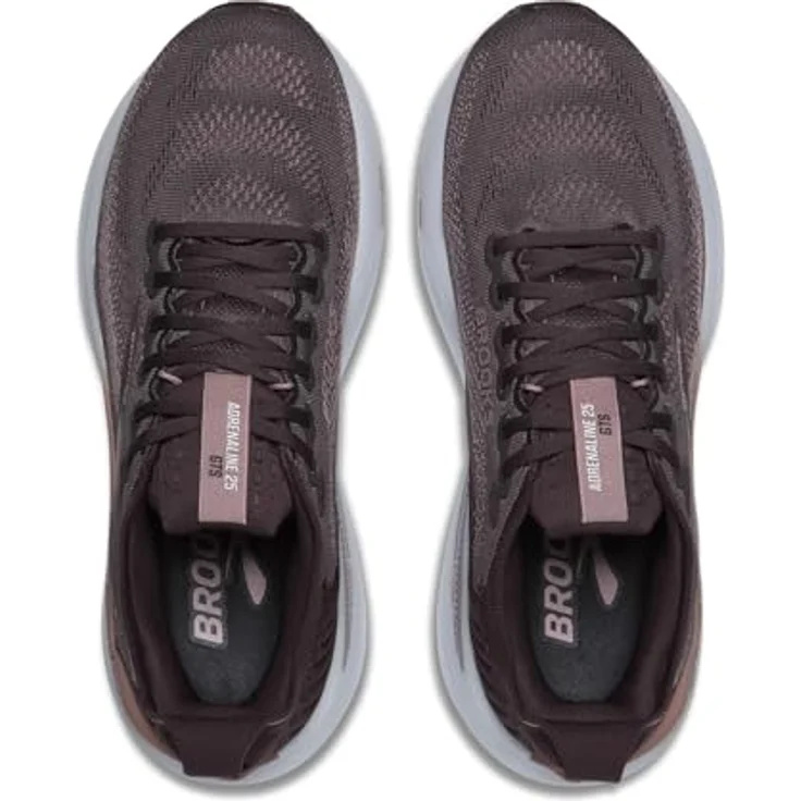 Brooks Adrenaline GTS 25, Stabile Laufschuhe mit DNA LOFT-Mittelsohle und GuideRails™-Support-System, Raisin/Woodrose/White, Größe 38.5 – Bild 4