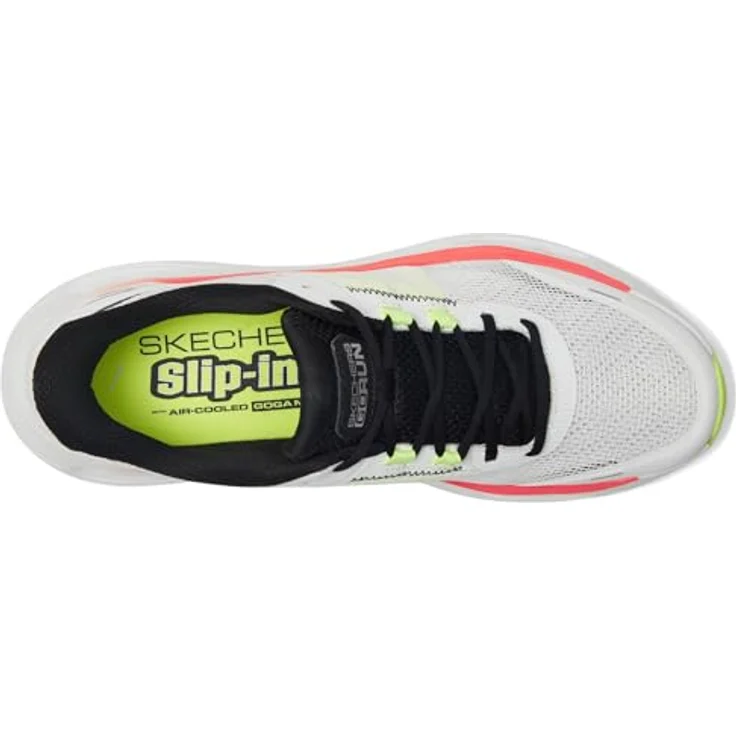 SKECHERS MAX CUSHIONING GLIDE, Laufschuhe mit Heel Pillow-Technologie, weiß – Bild 2