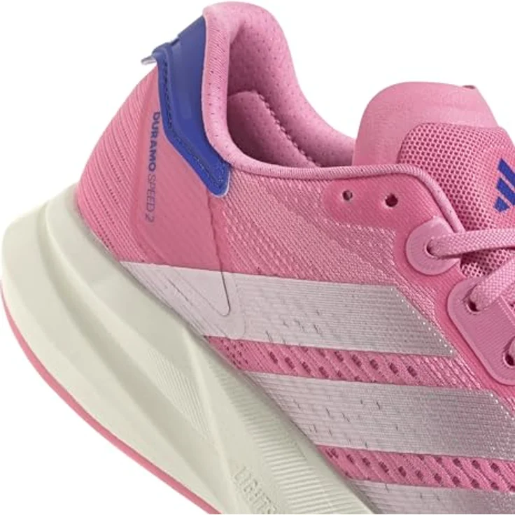 adidas Duramo Speed 2, Laufschuhe für Damen mit Lightstrike Dämpfung, rosa/gray – Bild 5