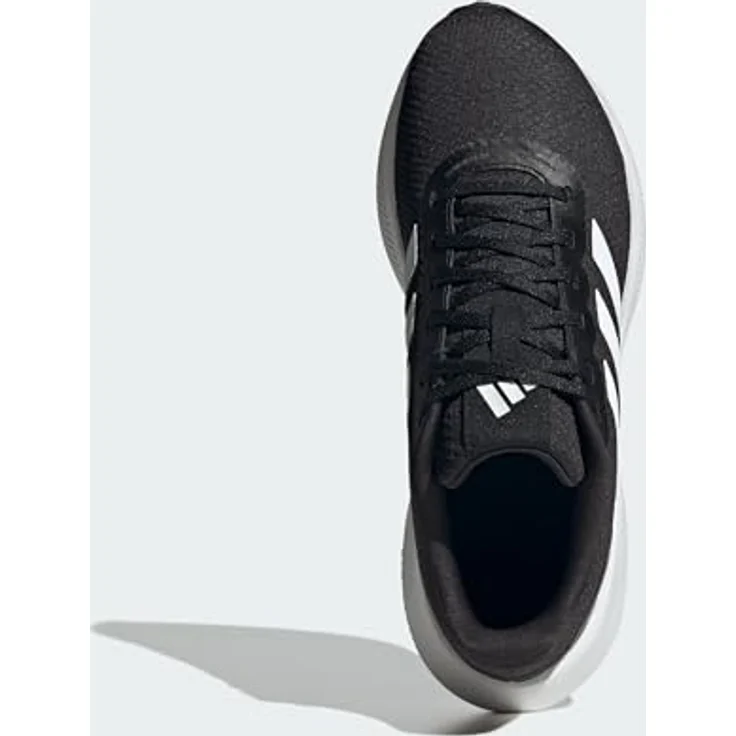 Adidas Runfalcon 3.0, Laufschuhe für Damen in Schwarz mit Cloudfoam Zwischensohle und Gummiaußensohle – Bild 3