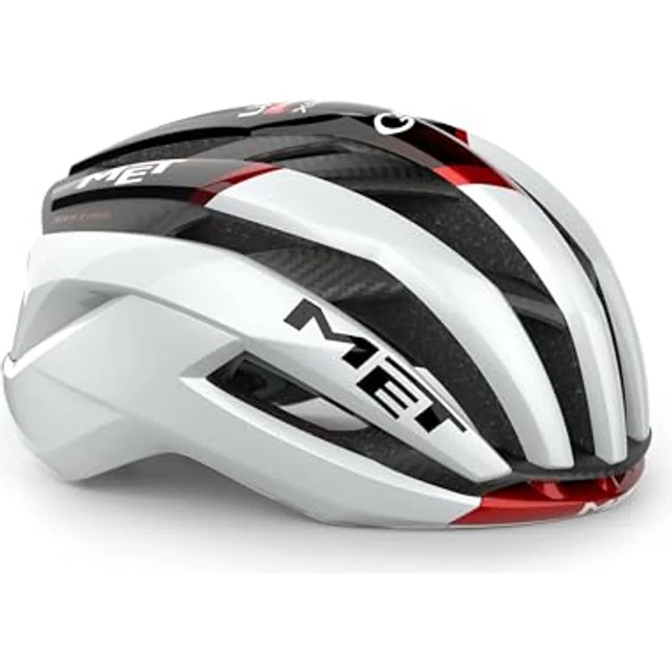 MET Trenta 3K Carbon MIPS, Rennradhelm mit optimaler Belüftung und aerodynamischem Design, Weiß M – Bild 1