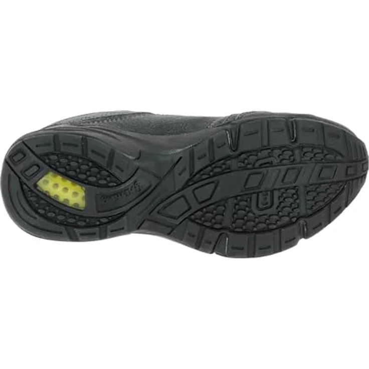 BRÜTTING Nordic Walking Schuh Circle, Veloursleder Outdoorschuh mit Gummi-Laufsohle und flexiblen Nyloneinsätzen, grau – Bild 6