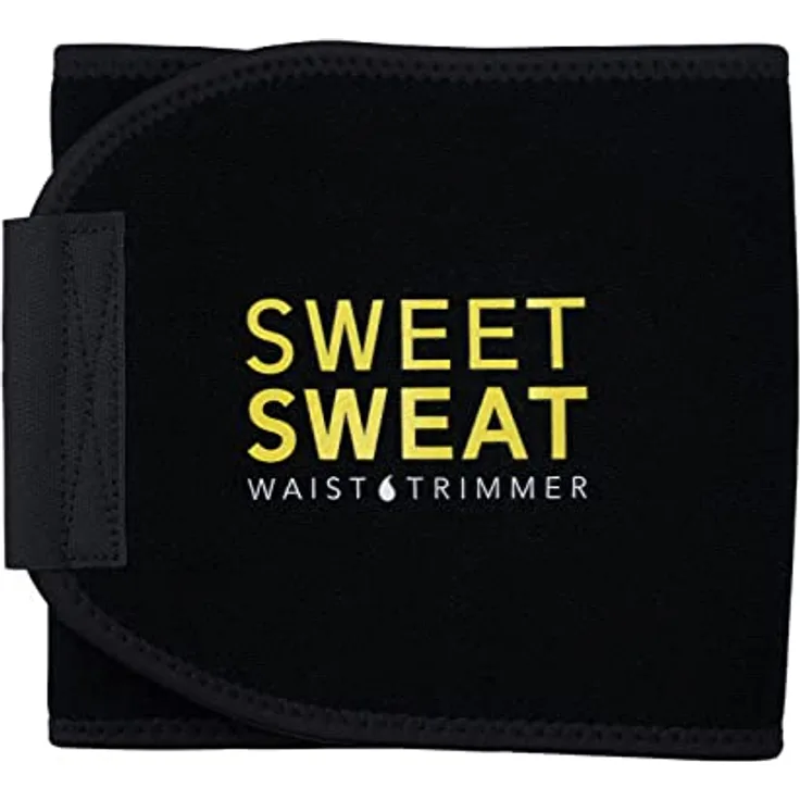Sports Research Sweet Sweat Taillentrimmer mit Probe von Sweet Sweat Workout Enhancer Gel, Größe M