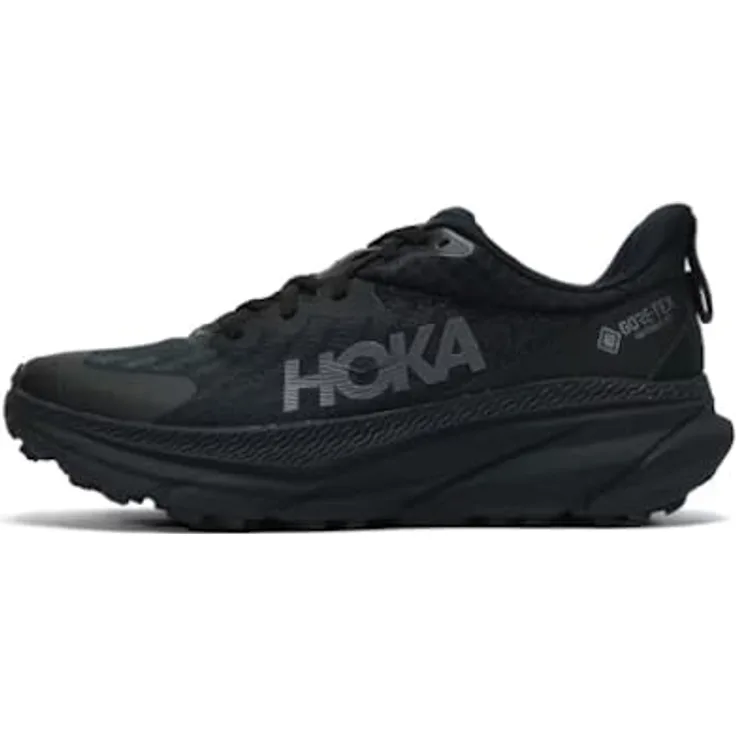 Hoka One One W Challenger Atr 7 Gtx, Trailrunning-Laufschuhe mit GORE-TEX®-Membran, schwarz, Größe 37 1/3