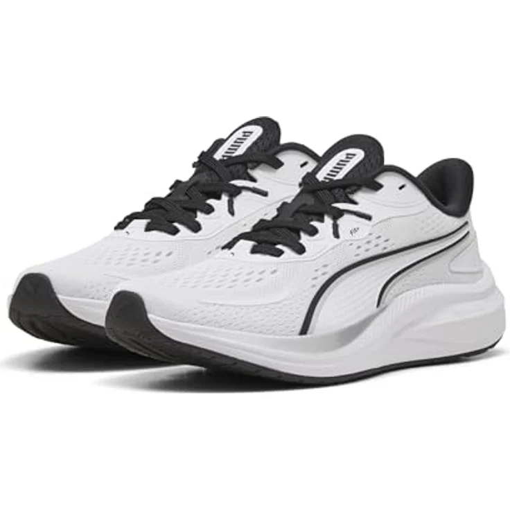 Puma Skyrocket Lite 2, Damen Laufschuhe mit PUMALITE Dämpfung und SOFTFOAM+ Innensohle, Größe 42.5, Silber – Bild 1