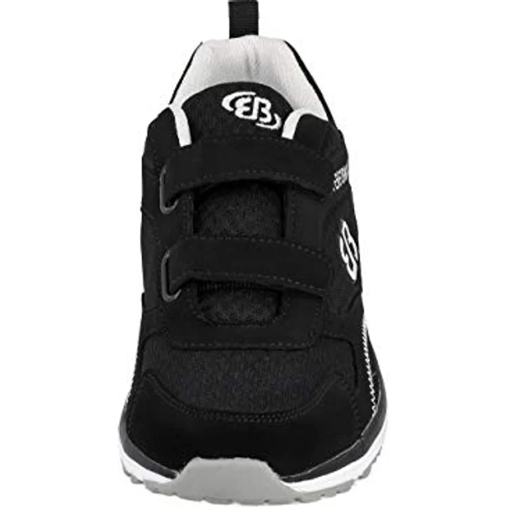 Brütting Sneaker Low Performance V Unisex, Schnürschuhe aus synthetischem Material mit Klettverschluss, Schwarz, Größe 43 EU – Bild 2